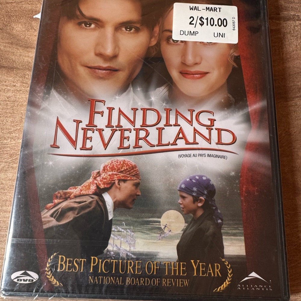 Finding Neverland (DVD, 2005) NEW